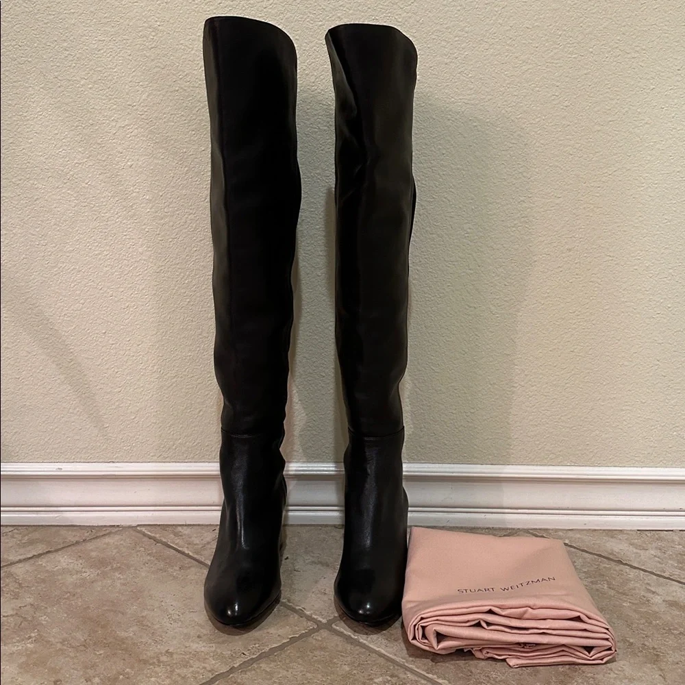 Stuart Weitzman Black Over-the-Knee Boots
